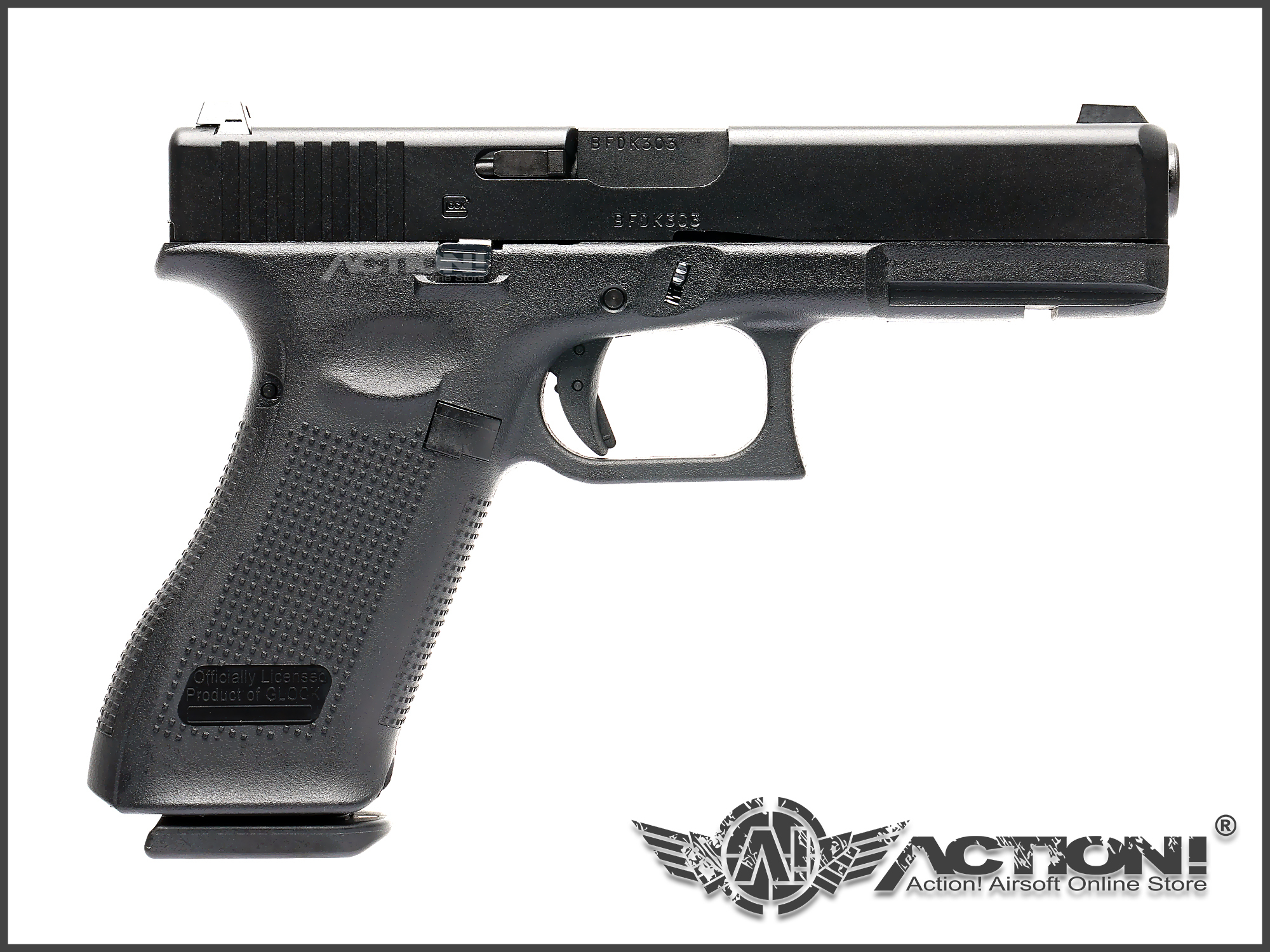 Pistola a Gas Glock 17 GEN-5 scarrellante Umarex by VFC (NERA)