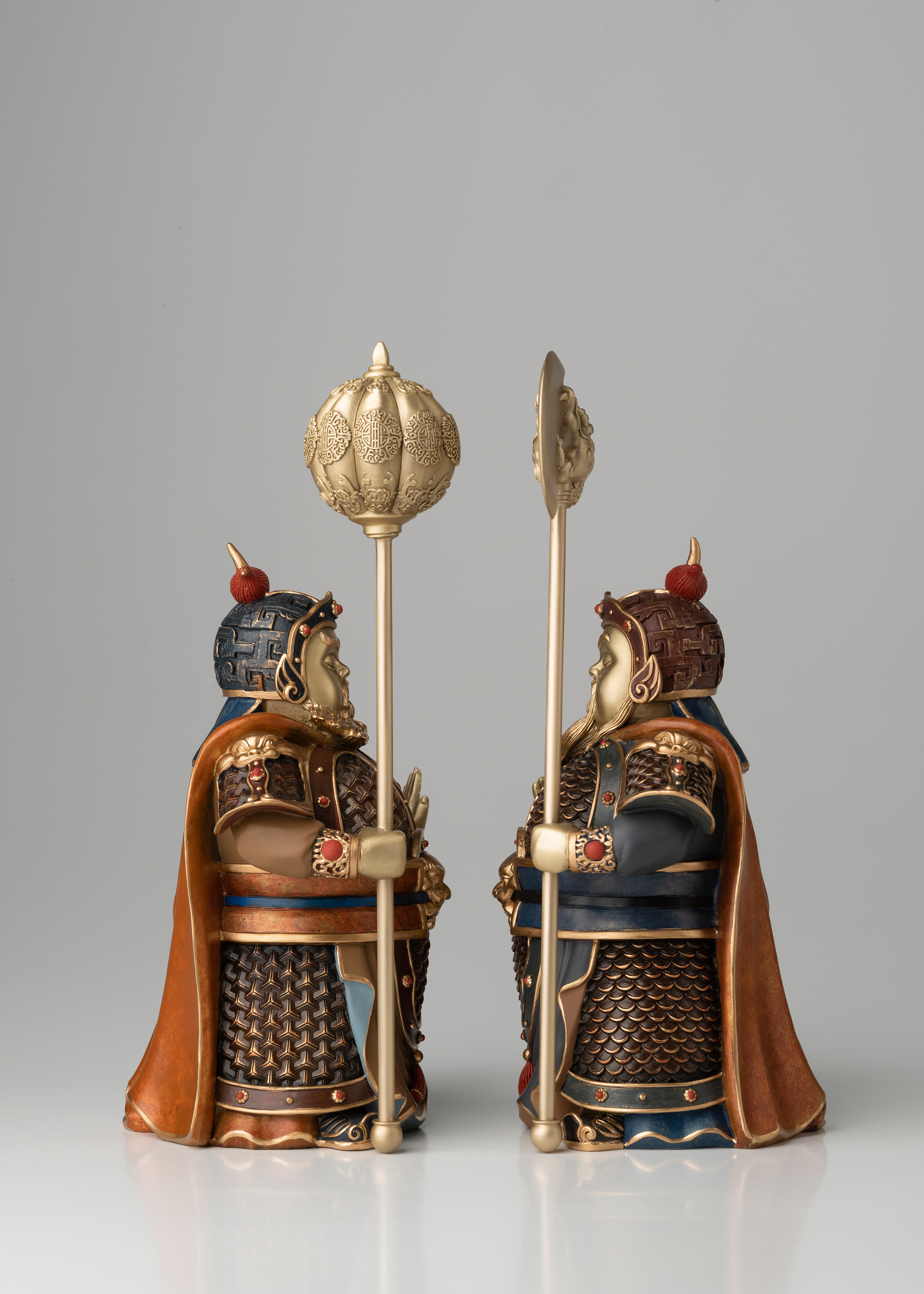 哼哈二將｜銅作工藝品