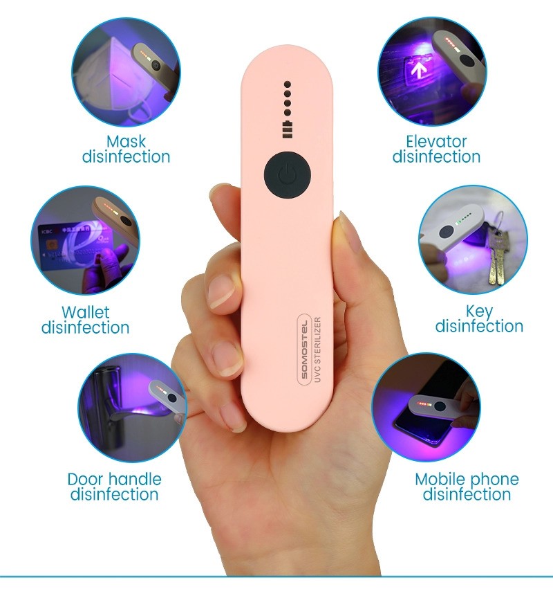 *熱賣*【UVC LED紫外線10秒消毒器-便攜式】*可用於日常不能用酒精的物品上(如餐具、水杯、水果、食物、共用物件表面等) 能夠穿透細胞膜破壞結構，進而達到殺菌的效果