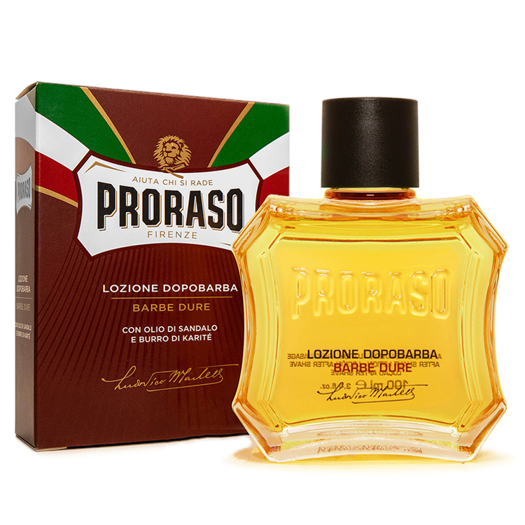 義大利 Proraso - 檀香鬍後水 / 鬚後水（紅標）
