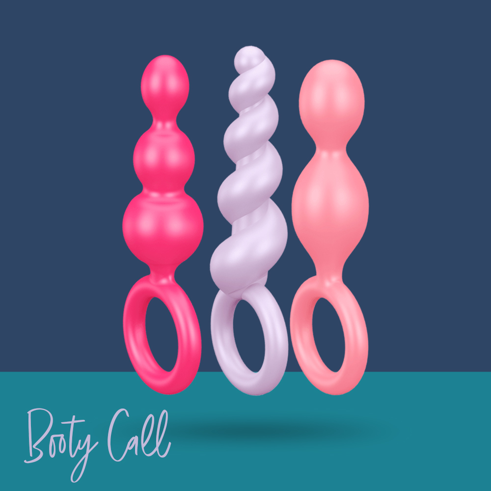 德國Satisfyer Booty Call後庭拉珠 (3入)