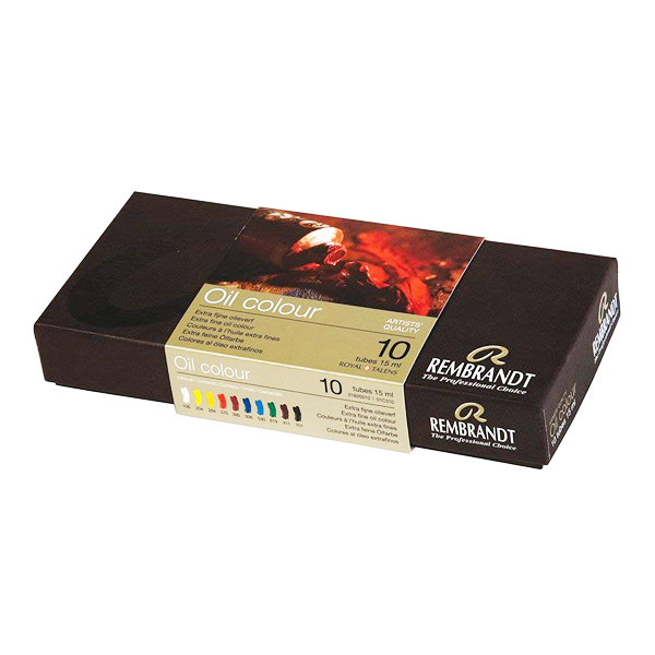 Talens 荷蘭 Rembrandt 專家級油畫顏料 【10色組】
