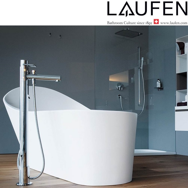 Laufen "Palomba" 2.4580.2.000.000.1 Freestanding Bathtub