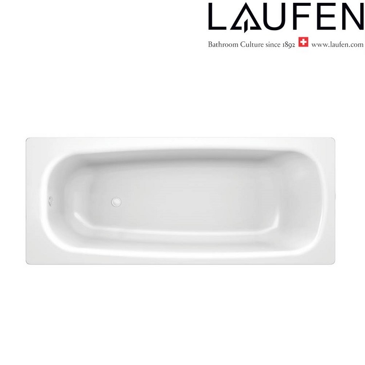 Laufen "Pro" 2.2095.0.600.040.1 Steel Bathtub with antislip (3mm enamelled steel)