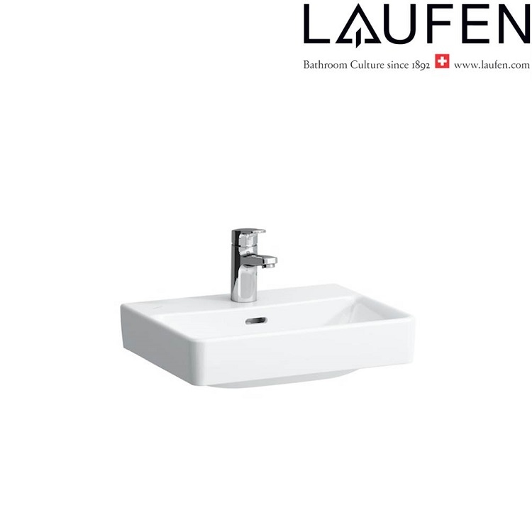Laufen "Pro S" 8.1596.1.000.104.1 + 8.9988.2.000.000.1 Wall Hung or Countertop Washbasin (with Overflow)