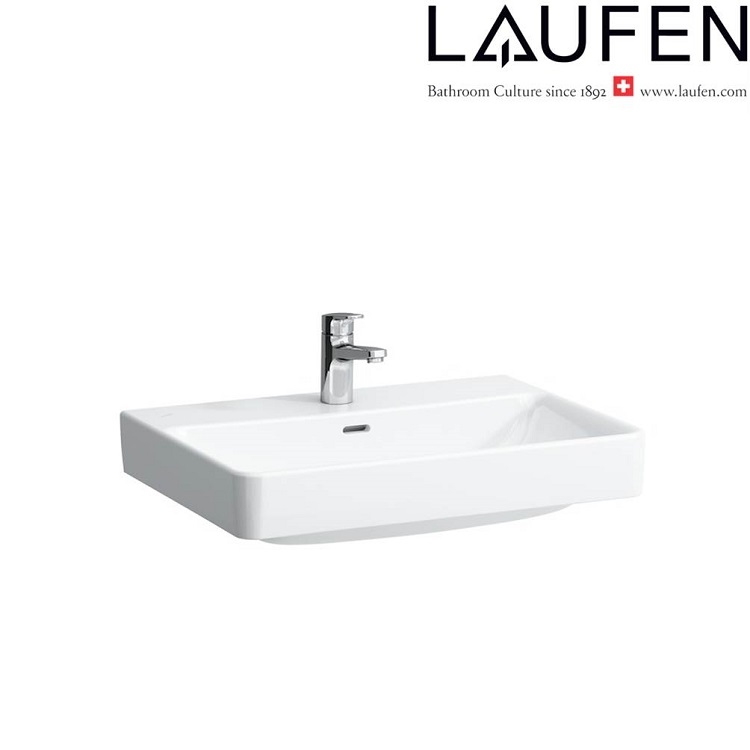 Laufen "Pro S" 8.1096.4.000.104.1 + 8.9888.2.000.000.1 Wall Hung or Countertop Washbasin (with Overflow)