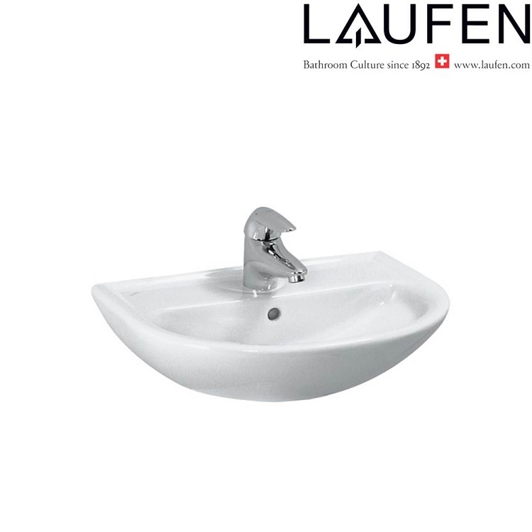 Laufen "Pro B" 8.1595.2.000.104.1 + 8.9988.2.000.000.1 Wall Hung Washbasin (with Overflow)