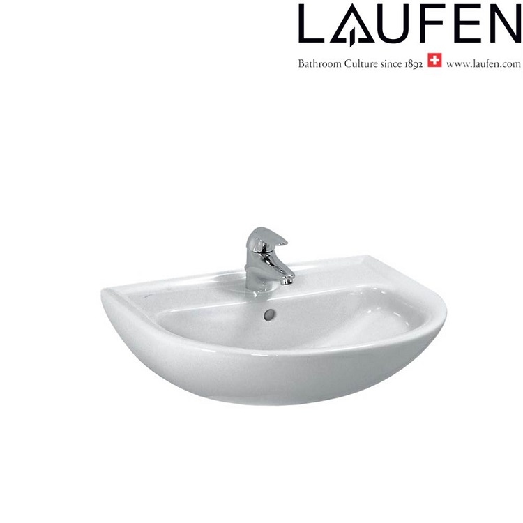 Laufen "Pro B" 8.1095.2.000.104.1 + 8.9988.2.000.000.1 Wall Hung Washbasin (with Overflow)