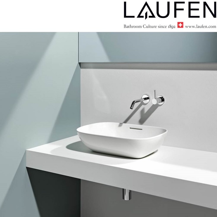 Laufen "Ino" 8.1230.2.000.109.1 Countertop Washbasin (With Overflow) *SaphirKeramik*