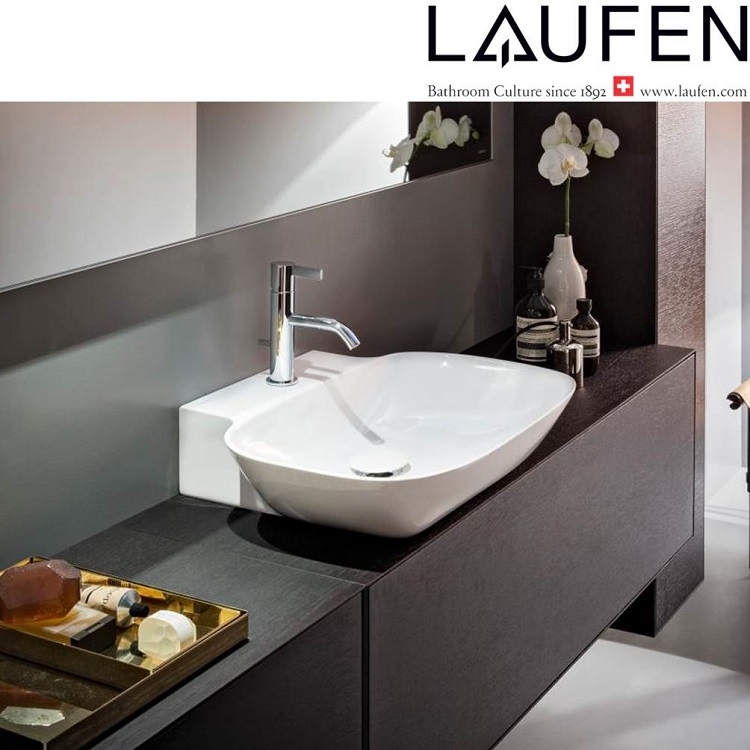 Laufen "Ino" 8.1030.2.000.104.1 Wall Hung or Countertop Washbasin (With overflow) *SaphirKeramik*