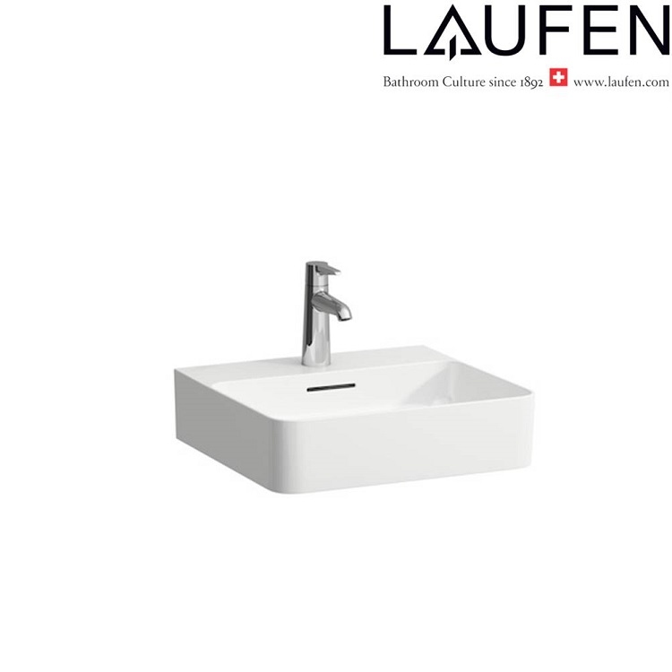 Laufen "Val" 8.1528.1.000.104.1 Wall Hung or Countertop Washbasin (with Overflow) *SaphirKeramik*