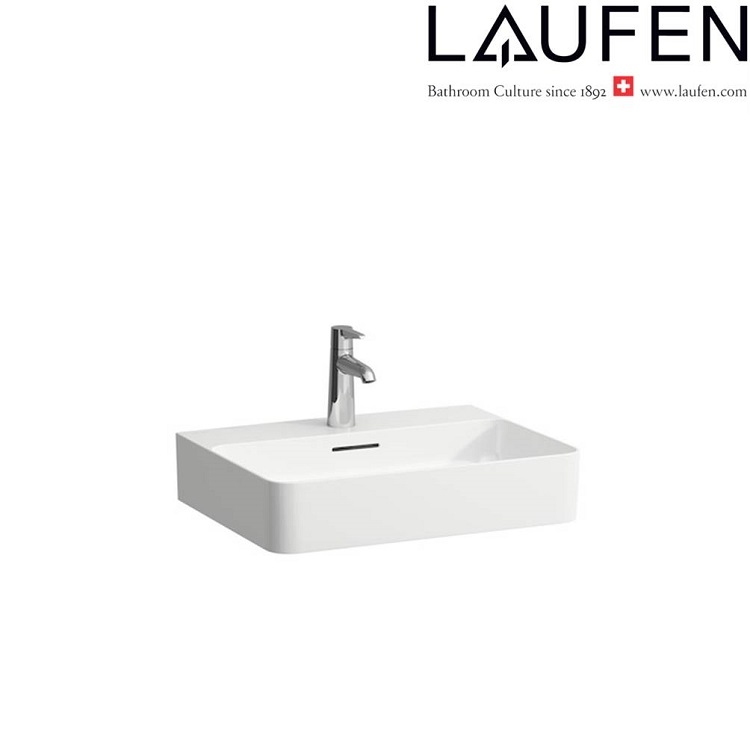 Laufen "Val" 8.1028.2.000.104.1 Wall Hung or Countertop Washbasin (with Overflow) *SaphirKeramik*