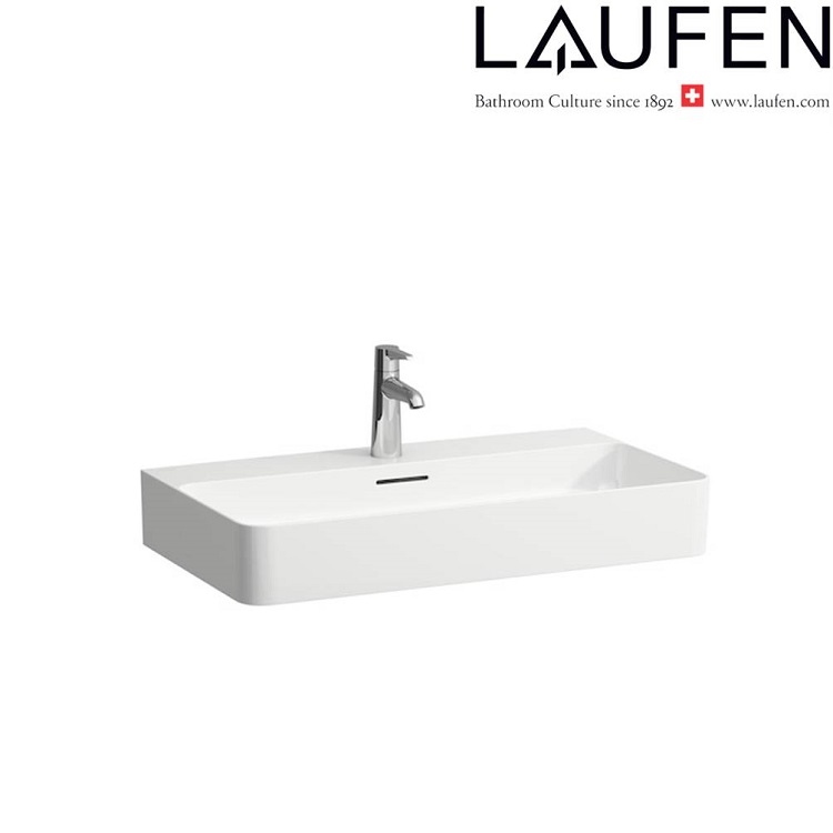 Laufen "Val" 8.1028.5.000.104.1 Wall Hung or Countertop Washbasin (with Overflow) *SaphirKeramik*