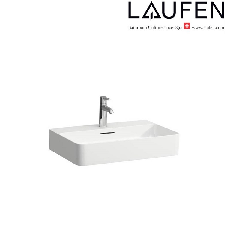 Laufen "Val" 8.1028.3.000.104.1 Wall Hung or Countertop Washbasin (with Overflow) *SaphirKeramik*