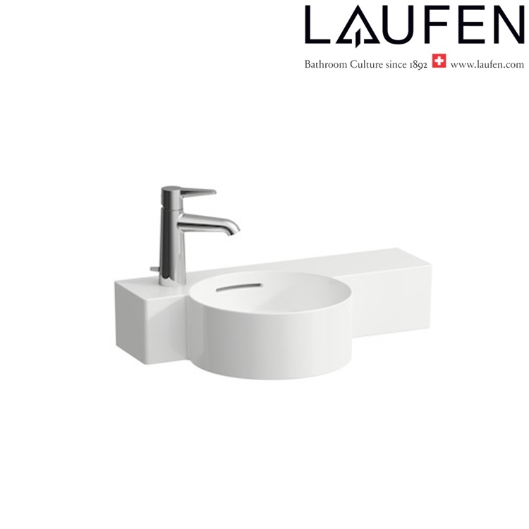 Laufen "Val" 8.1528.3.000.105.1 + 8.9988.2.000.000.1 Wall Hung Washbasin (with Overflow) *SaphirKeramik*