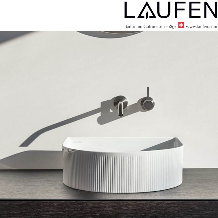 Laufen "Sonar" 8.1234.3.000.112.1 Countertop Washbasin *SaphirKeramik*