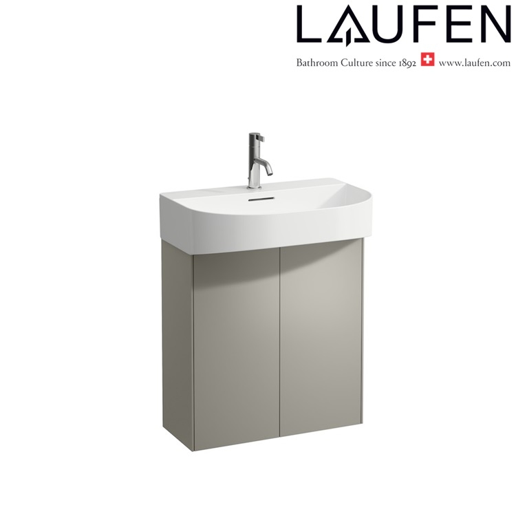 Laufen "Sonar" 8.1034.2.000.104.1 + 8.9988.2.000.000.1 + 4.0548.3.034.041.1 Washbasin *SaphirKeramik* with Vanity Unit