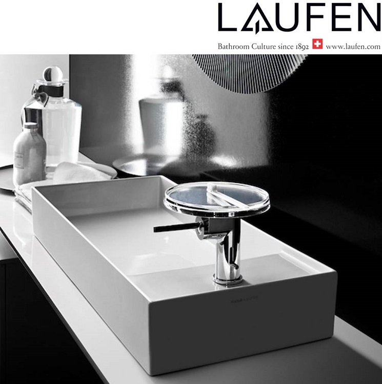 Laufen "Kartell by LAUFEN" 8.1233.2.000.111.1 Countertop Washbasin with 1 Tap Hole *SaphirKeramik*