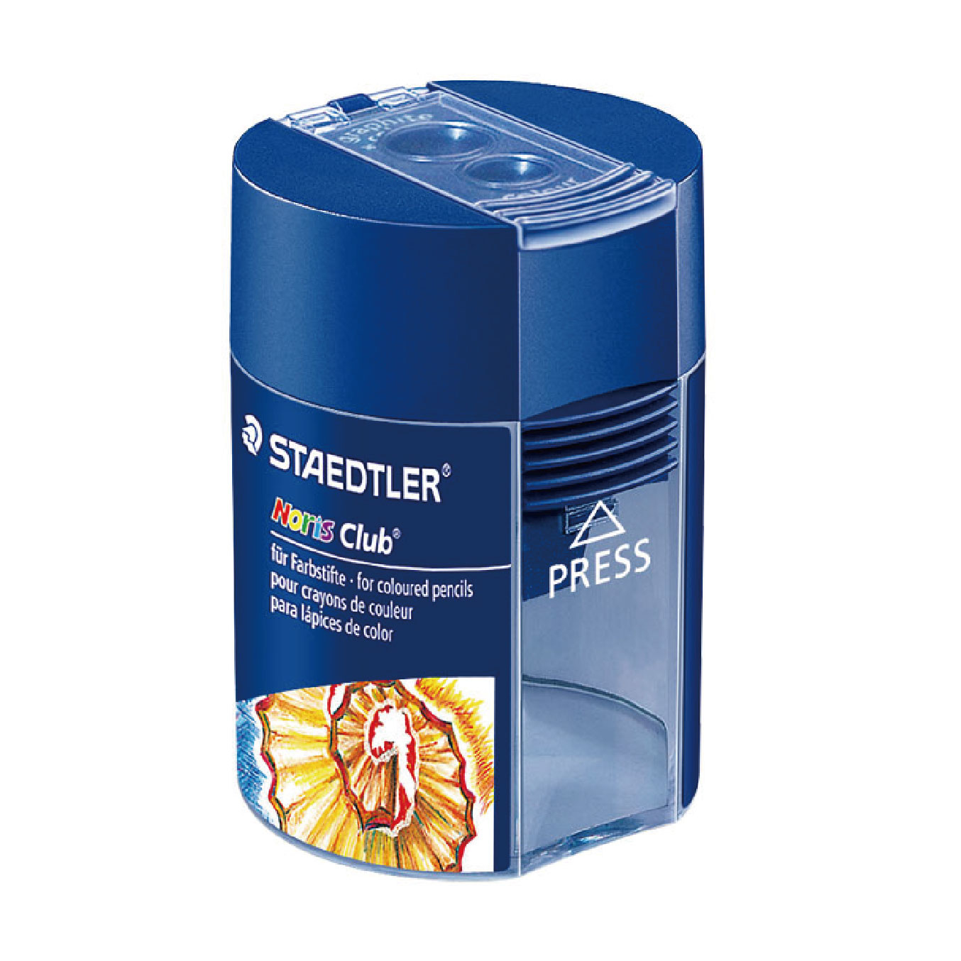 【STAEDTLER 施德樓】雙孔色鉛專用筆刨 MS512 002