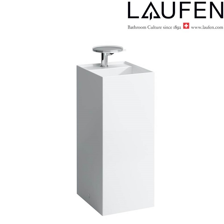 Laufen "Kartell by LAUFEN" 8.1133.1.000.111.1 Floorstanding Washbasin with 1 Tap Hole
