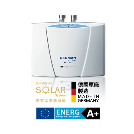 德國寶 German Pool    GPI-M8‧單相即熱式電熱水器‧單相電源‧德國製造‧香港行貨,原廠3年保養‧