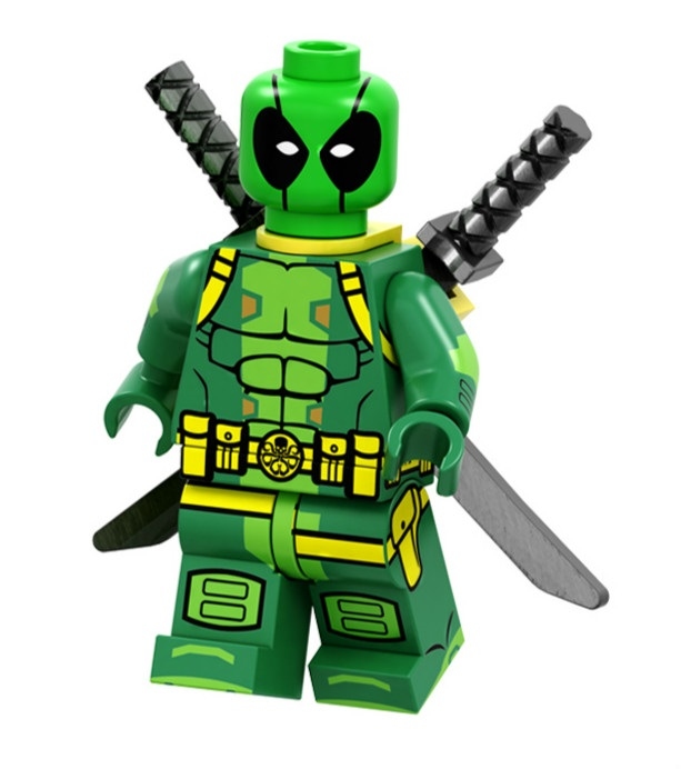 Deadpool (Hydra) Custom Super Heroes Minifigs Minifigures Fit Lego P1688