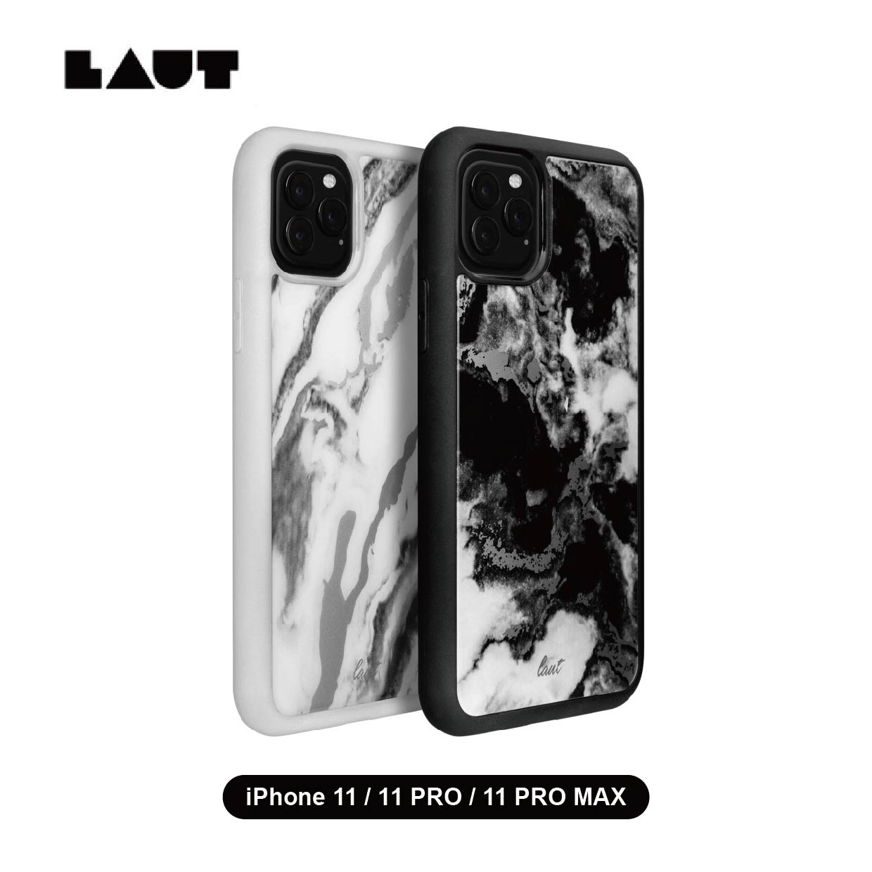 【 LAUT | 礦晶系列鋼化玻璃手機殼 11 / PRO / PRO MAX 】