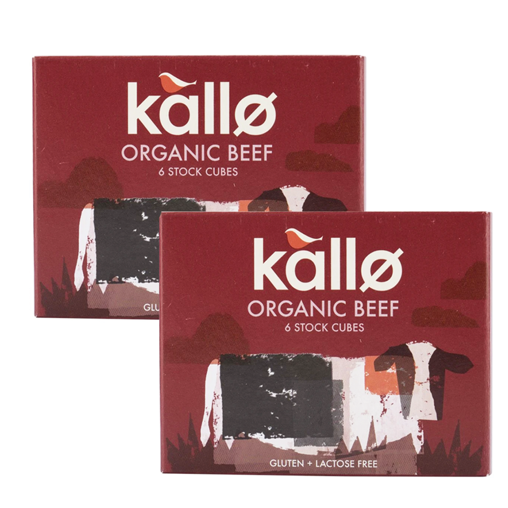Kallo 有機牛肉湯粒 x 2 盒 (6粒) (70404)