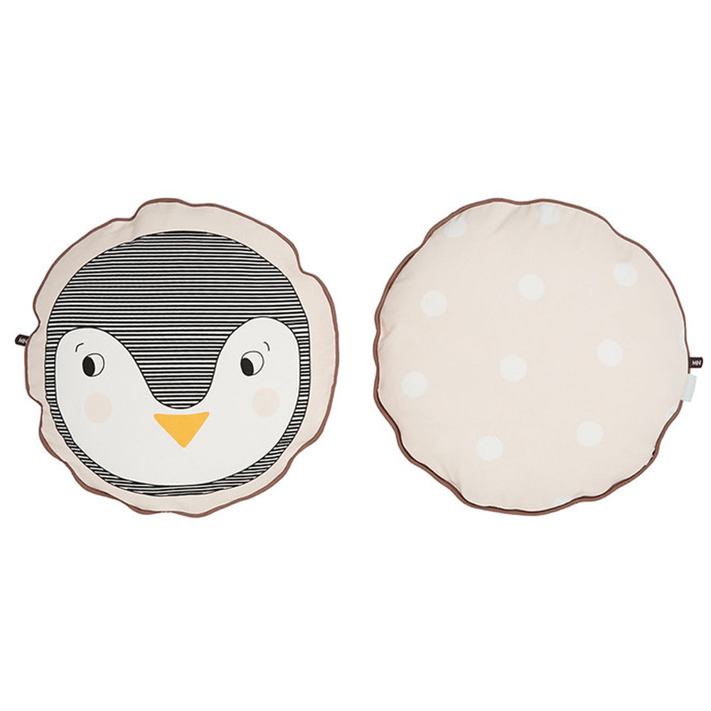 OYOY 圓形印花抱枕 / 企鵝