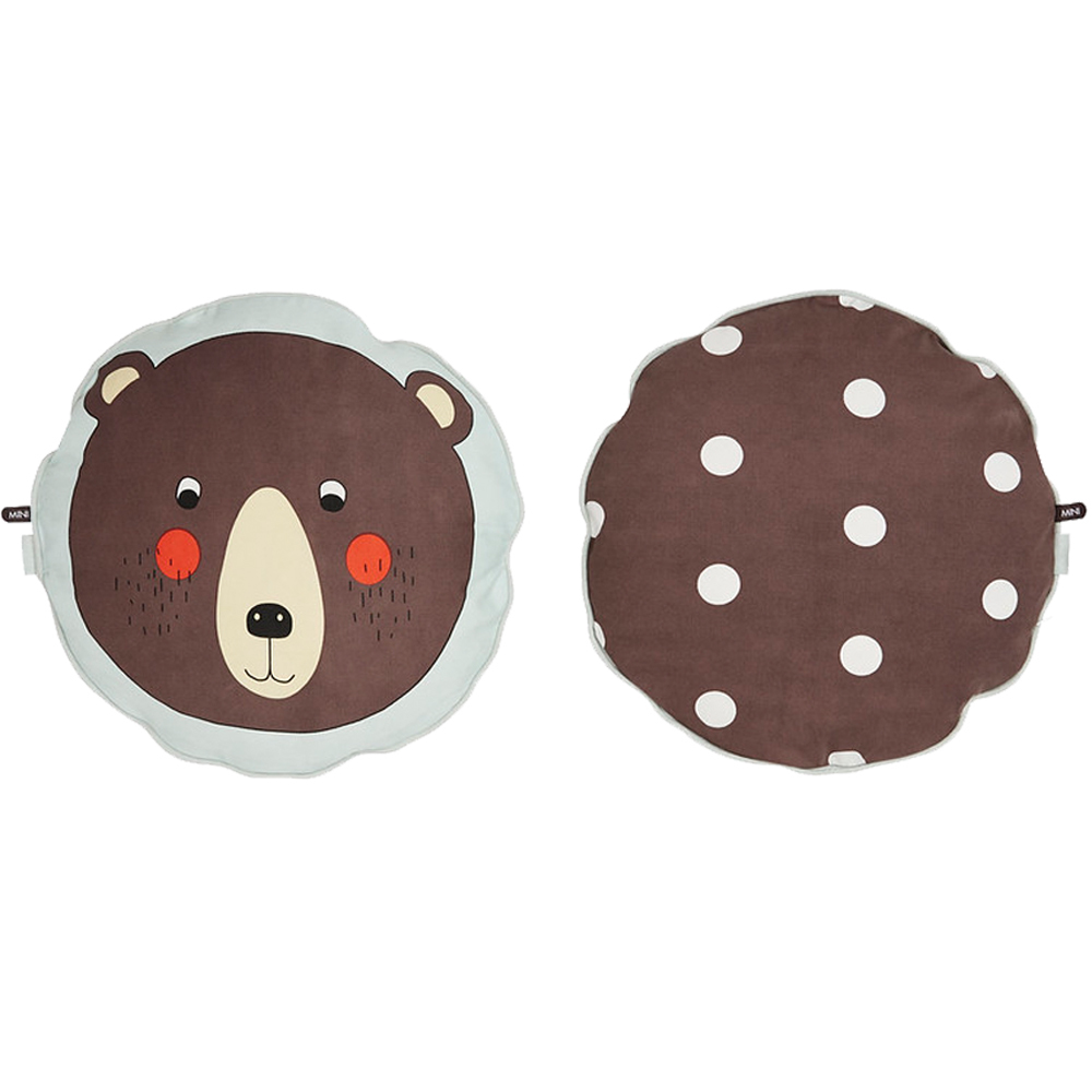 OYOY 圓形印花抱枕 / 快樂熊