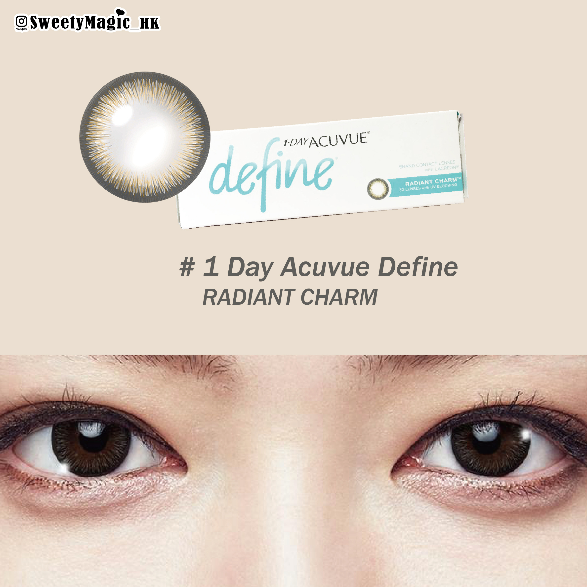 Acuvue Define Radiant Charm 1-DAY 30pcs