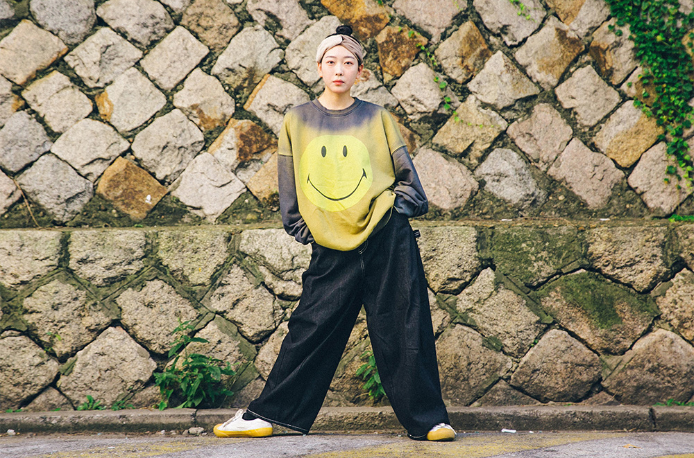 ANGLAN Roof Denim Balloon Pants