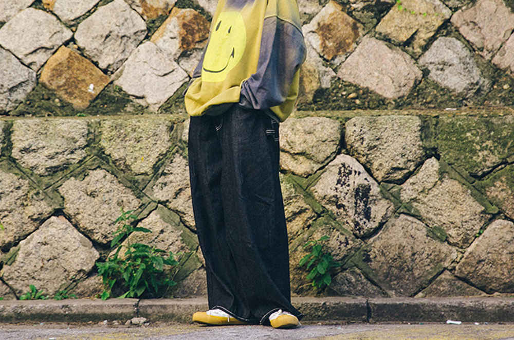 ANGLAN Roof Denim Balloon Pants