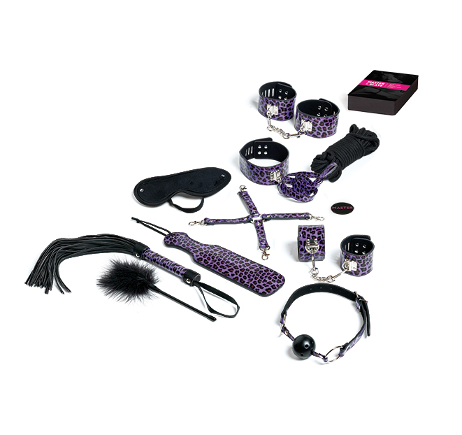 〔荷蘭原裝進口〕Tease & Please Master Slave 束縛遊戲 (紫色豹紋)