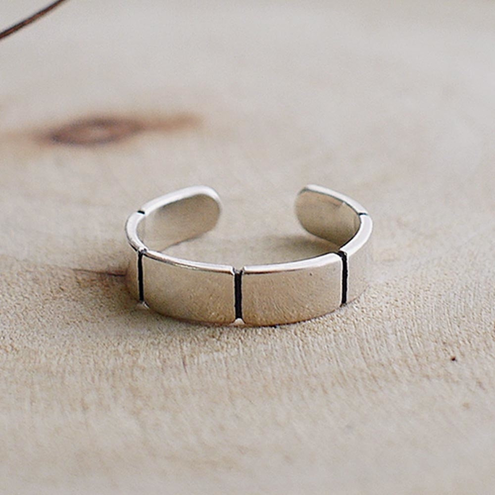 城堡純銀戒指(尾戒)/SR934