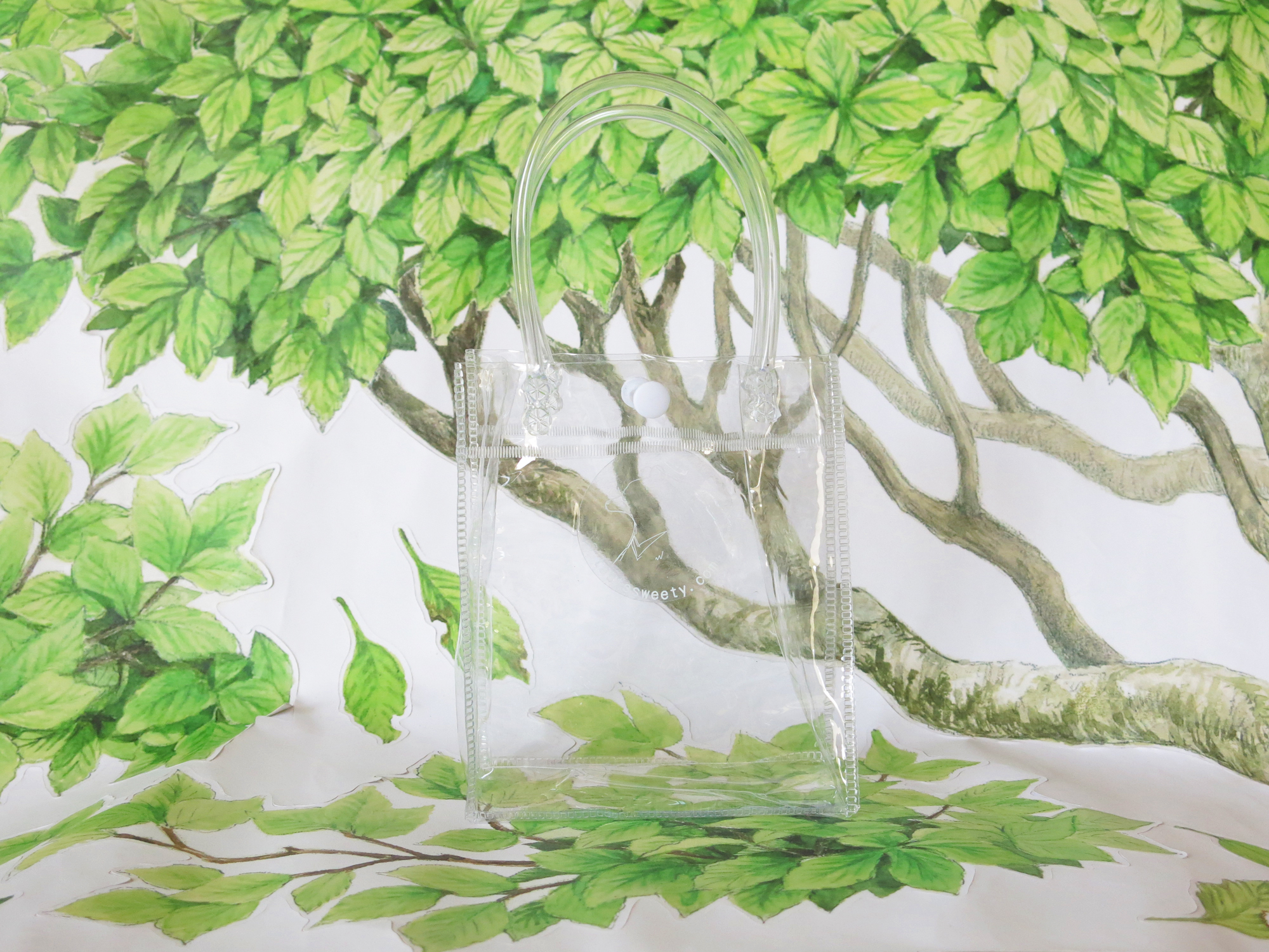 幸福果舖水晶透明提袋-小