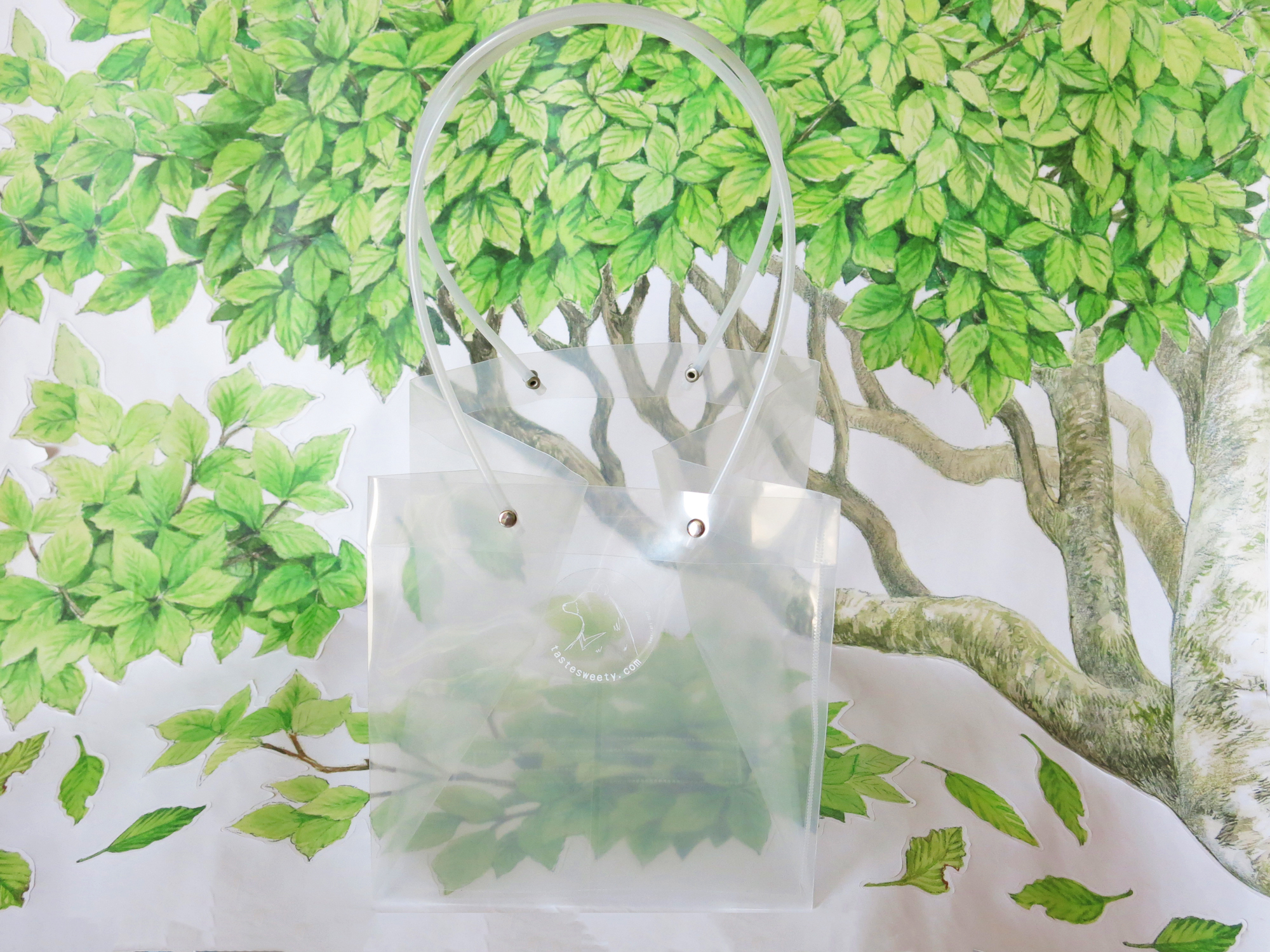 幸福果舖水晶透明提袋-大