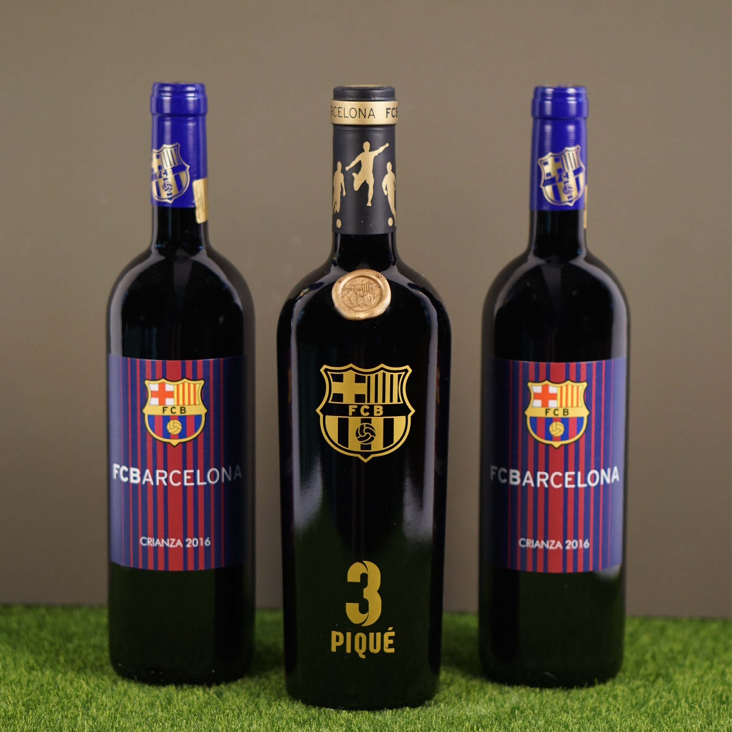 巴塞羅那足球俱樂部三支精選葡萄酒