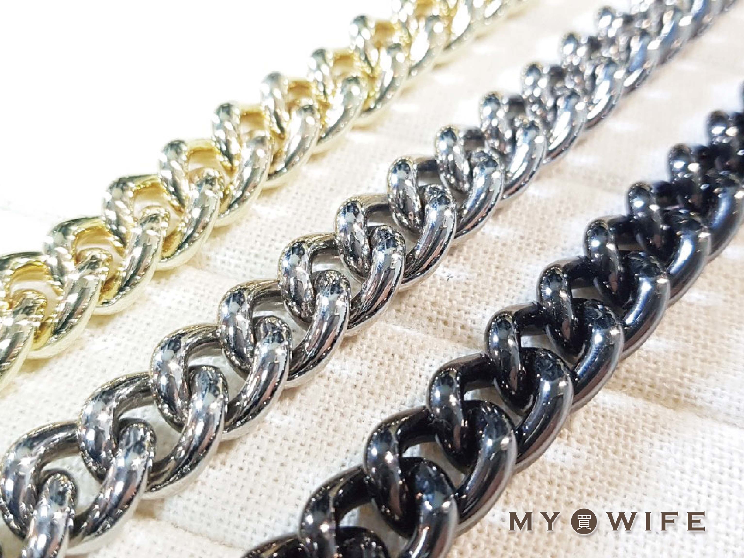 15.5x13mm金屬鍊條#5_3色【SL-YF9#LN】