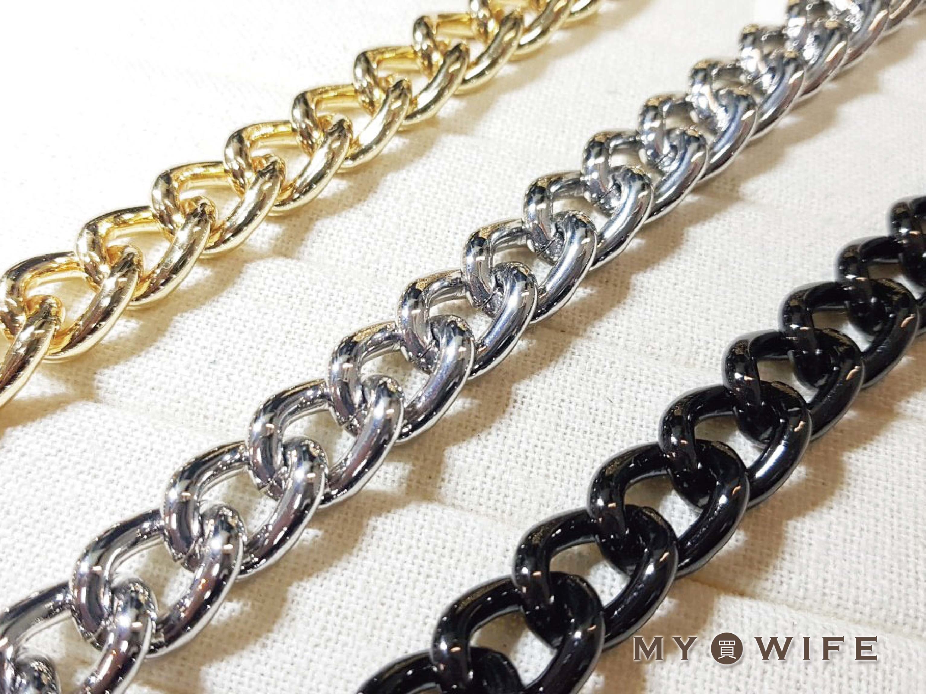 18.7x14.8mm金屬鍊條#4_3色【SL-YF8 # 3.8LN】