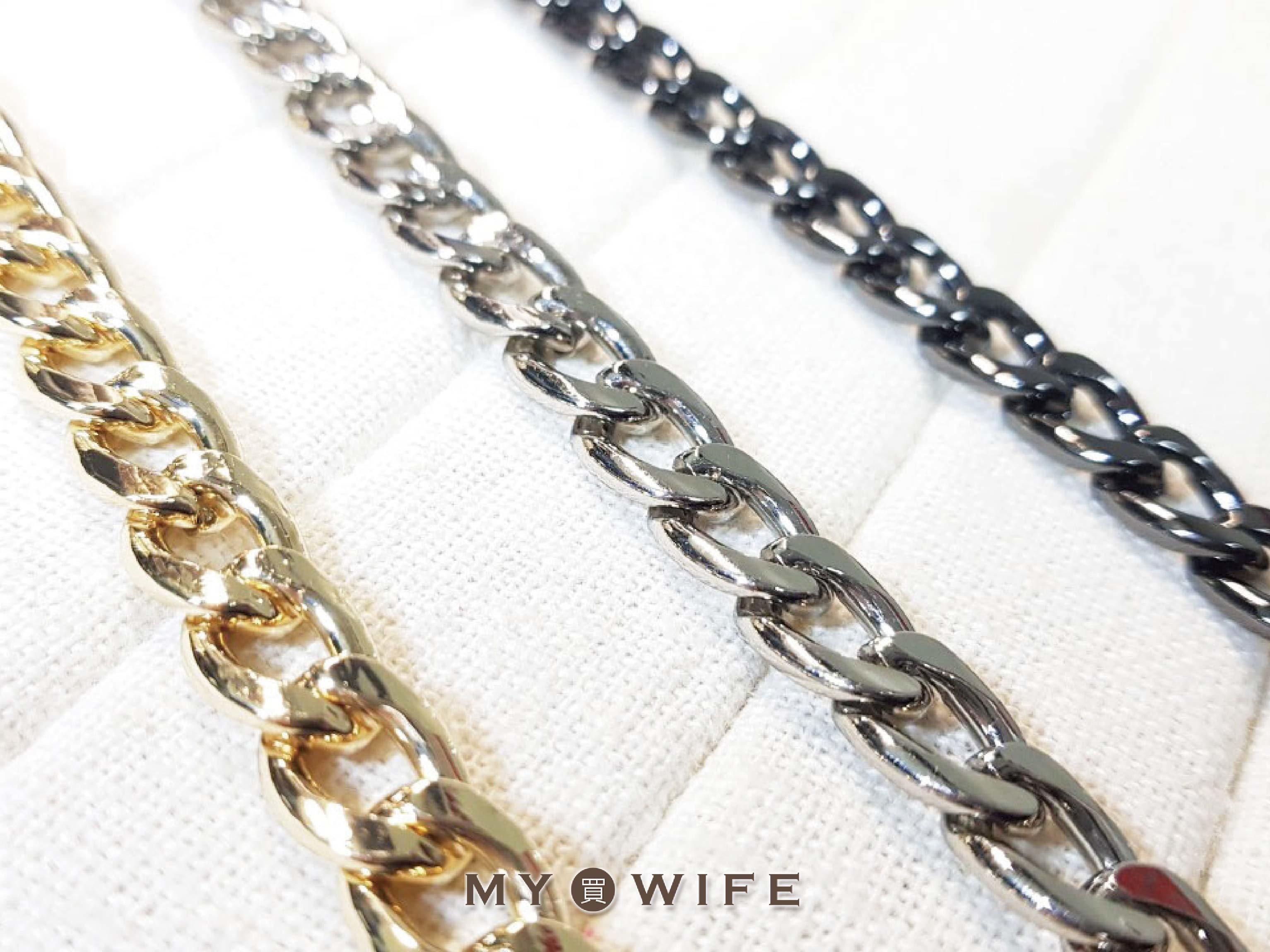 13.7x9.5mm金屬鍊條#8_4色【SL-YF13#NK】