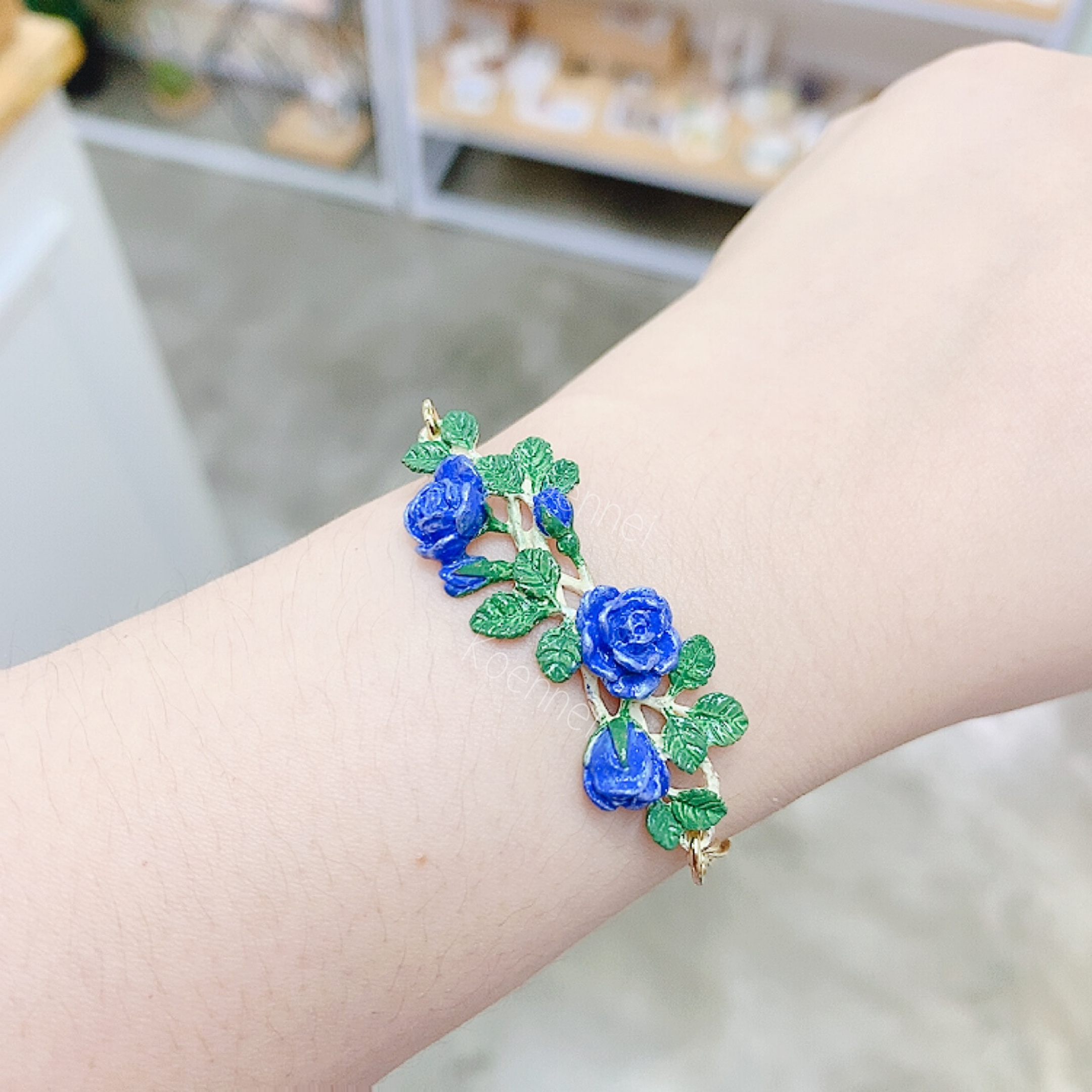 Palnart Poc 日本制藍玫瑰手鏈/戒指