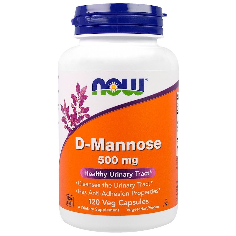 [預購] Now D-甘露糖500mg 120粒 素食 搭配蔓越莓 D-Mannose