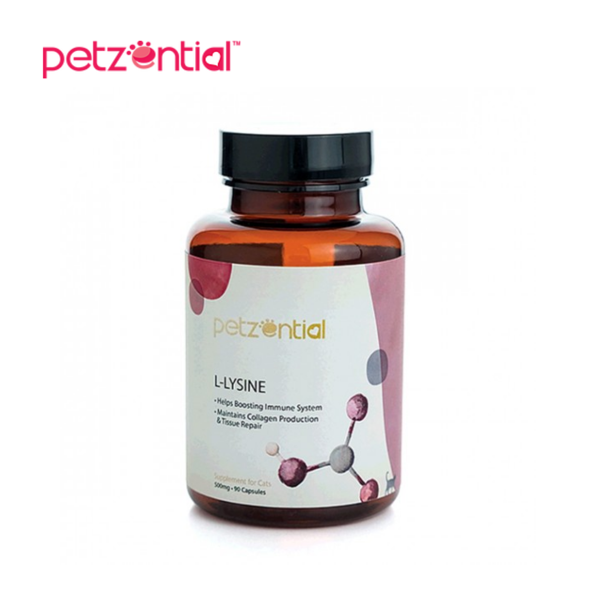 Petzential L-Lysine 離胺酸精華素 (90粒)