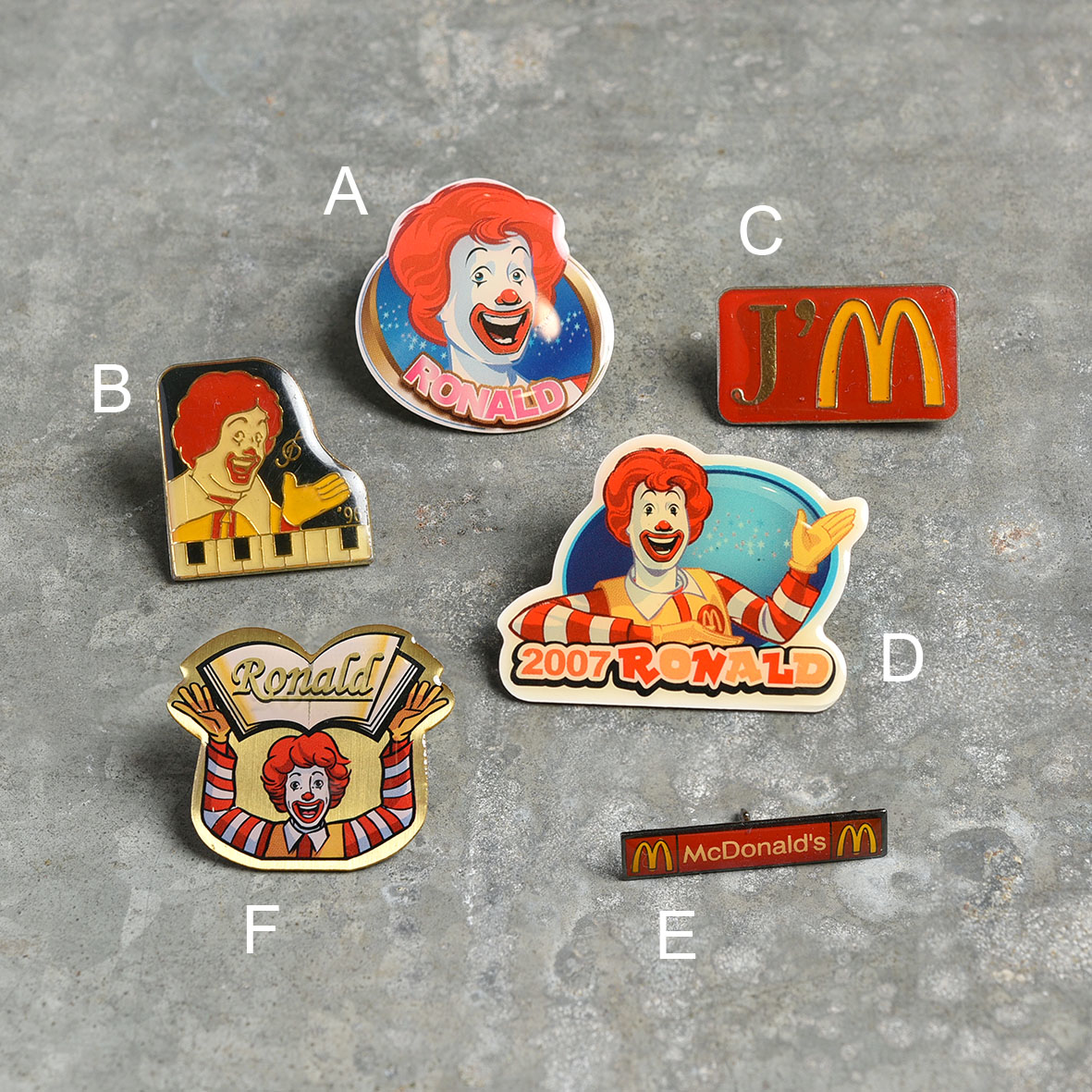 McDonald's 麥當勞別針