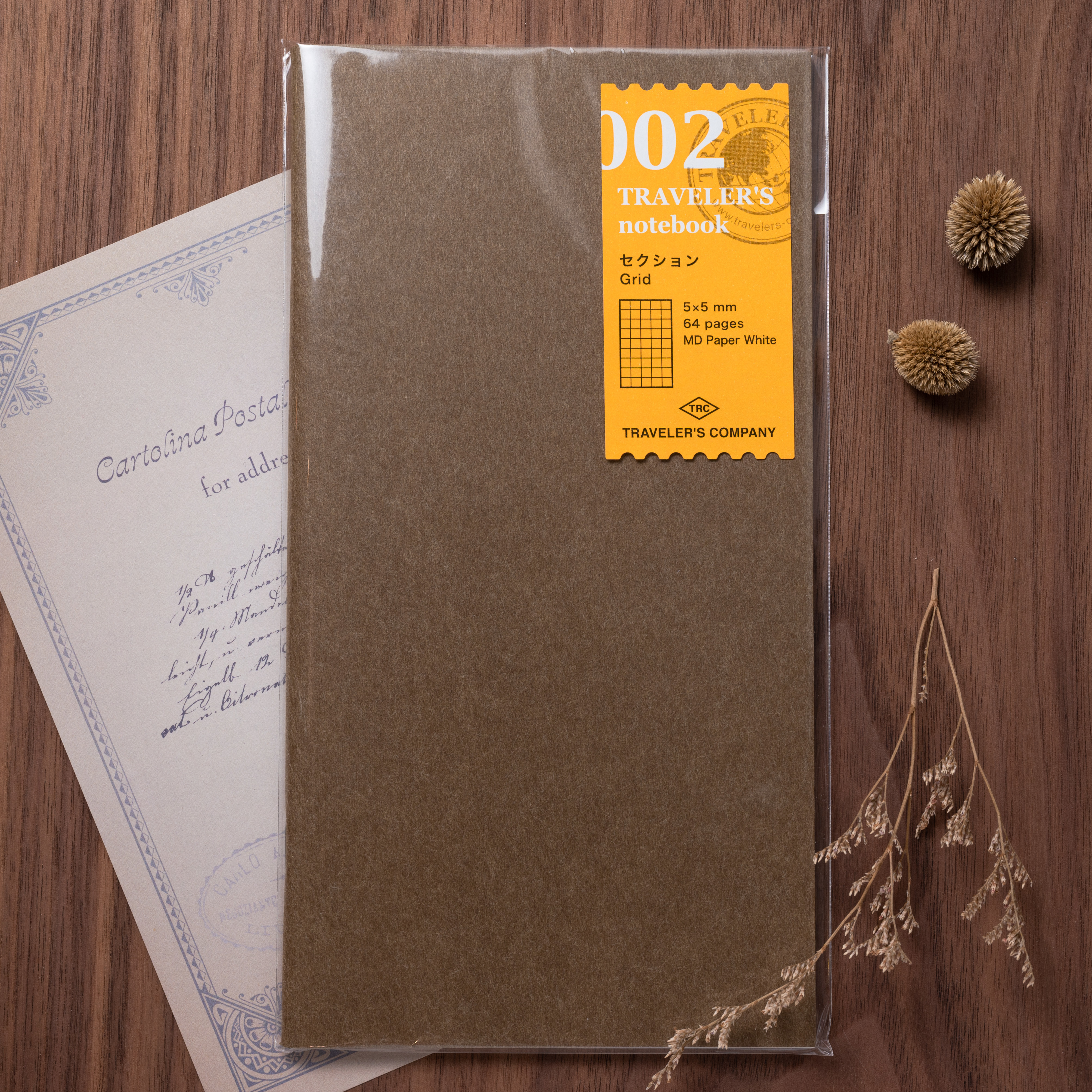 TRAVELER'S notebook (TN) | 002 方格