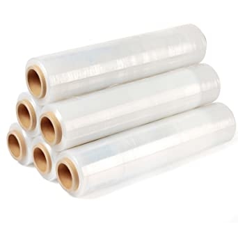 Monkey Home Clear Hand Use Pallet Film - 450mm Width (6 rolls/carton)