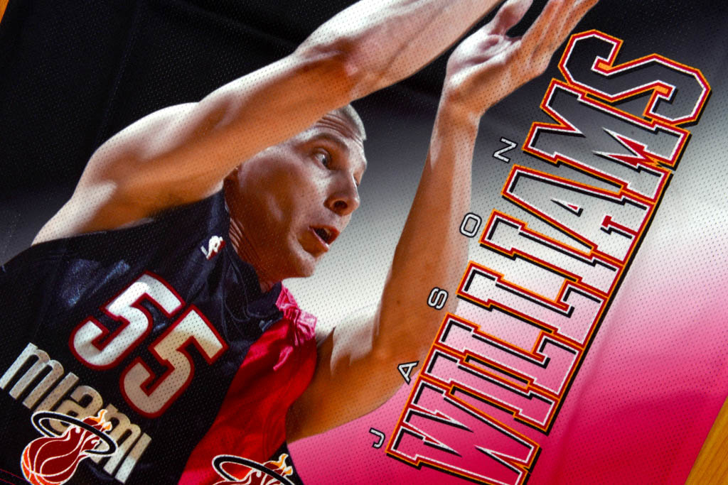 Mitchell & Ness 邁阿密熱火隊 Jason Williams Behind The Back 染印 球衣
