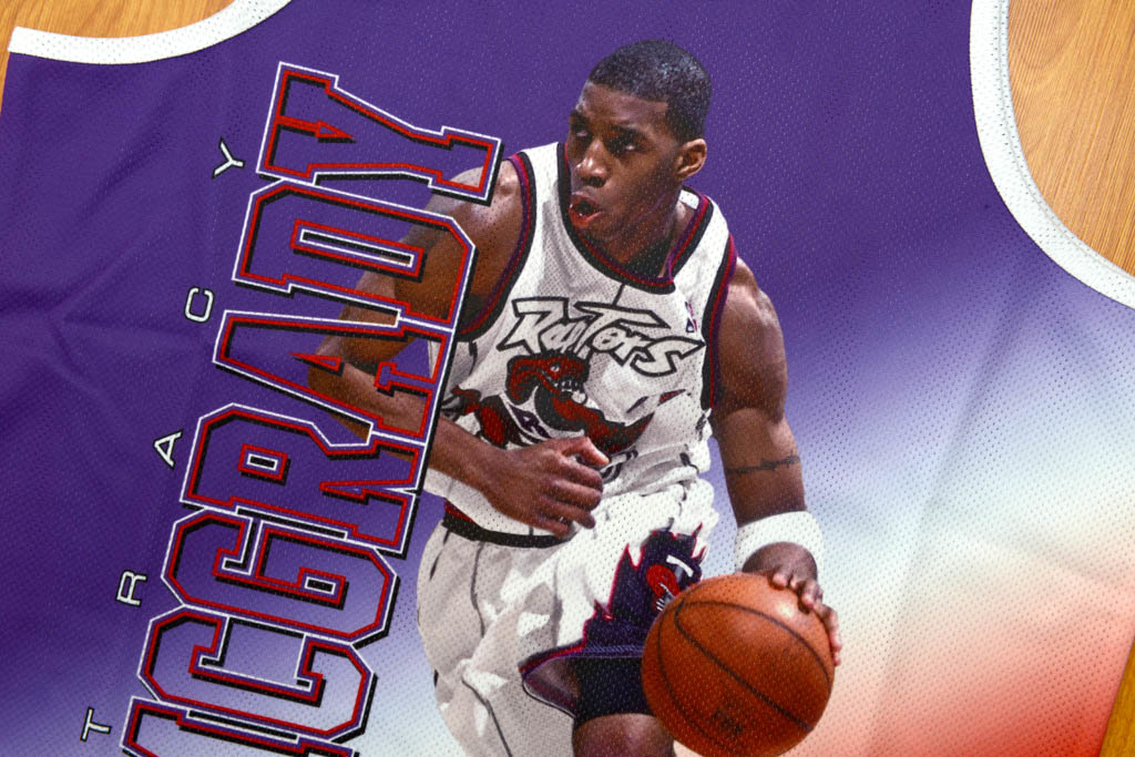 Tracy McGrady behind the back jersey - front