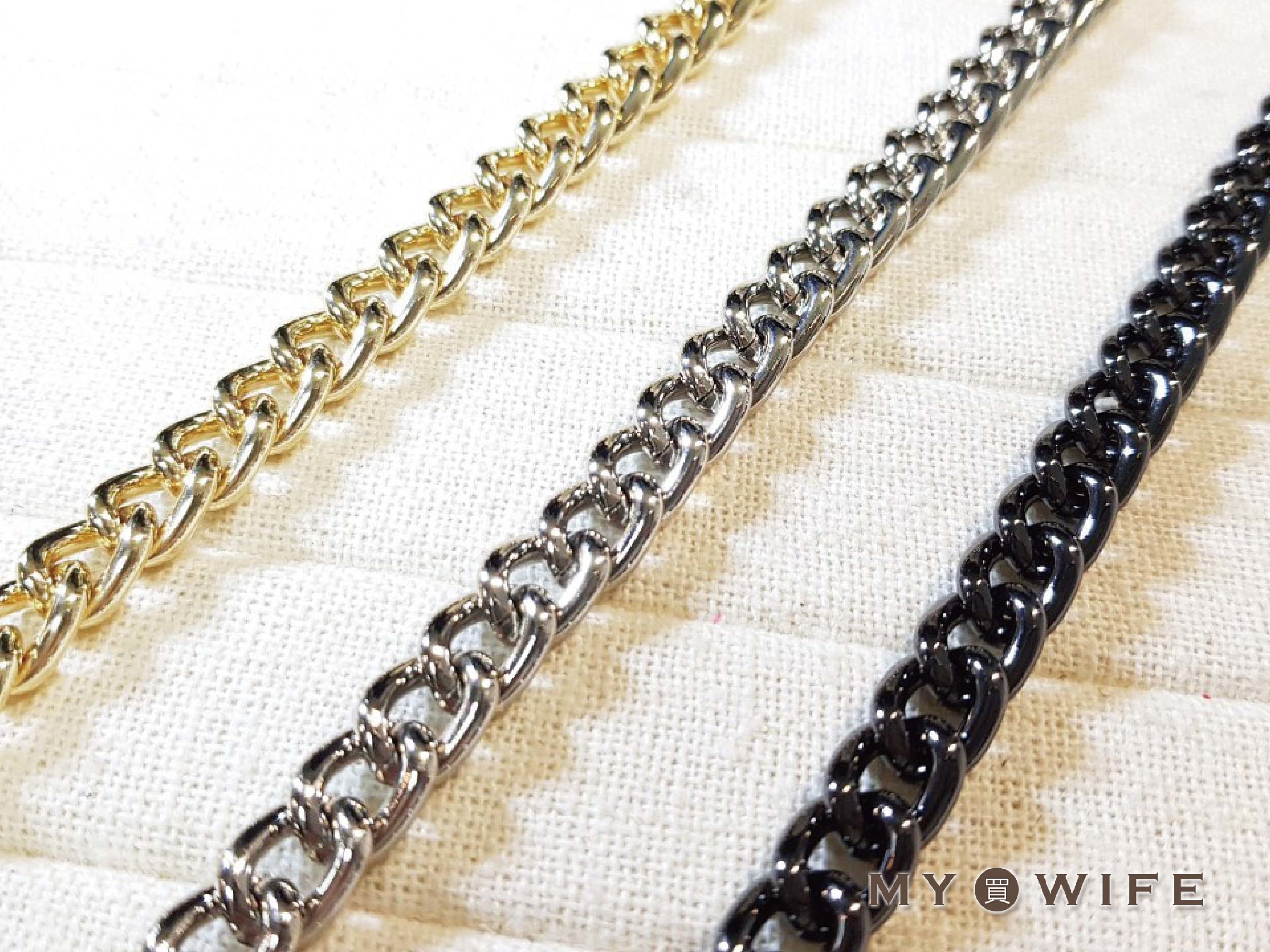 12x9mm金屬鍊條#3_4色【SL-YF2.5LN】